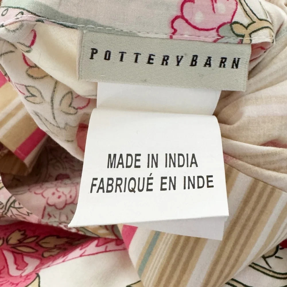 Pottery Barn Bohemian Floral Duvet Cover and Pillow Shams - Retired Print - KING